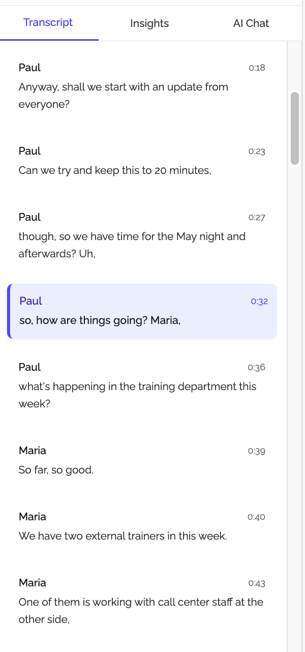 Accurate Transcription